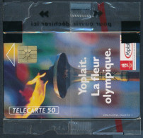 Télécartes France - Publiques N° Phonecote F129 - YOPLAIT Flamme Olympique (50U- GEM NSB) - 1990