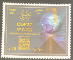 2022 Égypte Egypt Egitto COP 27 Sharm El Sheikh Globe Pyramids Environment QR Code - Environment & Climate Protection