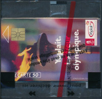 Télécartes France - Publiques N° Phonecote F129A - YOPLAIT Flamme Olympique (50U- GEM NSB) - 1990