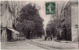 38 - B31946CPA - CLAIX - Le Cours Saint Andre Vu Du Pont De Claix - Cafe Du Commerce - Très Bon état - ISERE - Charavines