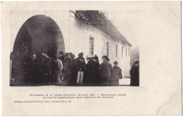 38 - B31952CPA - GRANDE CHARTREUSE - 1903, Manifestants Apres Expulsion Des Chartreux - Carte Pionnier - Parfait état - - Chartreuse
