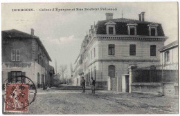 38 - B31931CPA - BOURGOIN - Caisse D' Epargne Et Rue Docteur Polosson - Parfait état - ISERE - Bourgoin