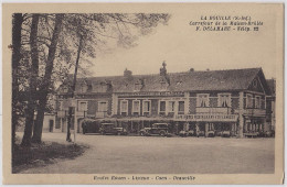 76 - B31559CPA - LA BOUILLE - Carrefour De La Maison- Brulee F. DELAMARE, Cafe Hotel De La Foret - Parfait état - SEINE- - La Bouille