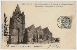 61 - B31432CPA - ECHAUFFOUR - Eglise Saint Andre - Carte Pionniere - Très Bon état - ORNE - Other & Unclassified