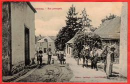 51 - T29741CPA - CHAUMUZY - Rue Principale - Attelage Fermier - Très Bon état - MARNE - Autres & Non Classés