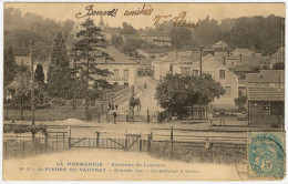 27 - B26211CPA - ST SAINT PIERRE DU VAUVRAY - Grande Rue - Passage à Niveau - Très Bon état - EURE - Autres & Non Classés