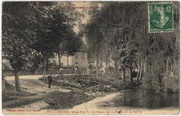 65 - B26164CPA - HECHES - Le Canal De La Neste Et La Route - Bon état - HAUTES-PYRENEES - Autres & Non Classés