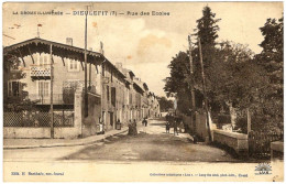 26 - B26140CPA - DIEULEFIT - Rue Des Ecoles - Très Bon état - DROME - Dieulefit