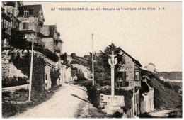 22 - B25886CPA - PERROS GUIREC - Calvaire De Trestignel Et Les Villas - Très Bon état - COTES-D'ARMOR - Perros-Guirec
