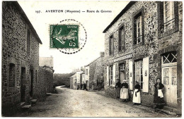 53 - B25844CPA - AVERTON - Route De GESVRES - Café épicier LENORMAND - Bon état - MAYENNE - Other & Unclassified