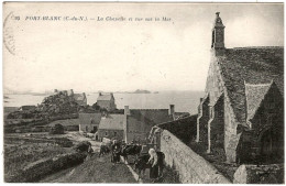 22 - B25810CPA - PORT BLANC - La Chapelle Et Vue Sur La Mer - Très Bon état - COTES-D'ARMOR - Other & Unclassified