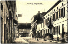 47 - B25741CPA - MIRAMONT - Avenue De La Gare - Hotel Des Postes - Facteurs - Très Bon état - LOT-ET-GARONNE - Sonstige & Ohne Zuordnung