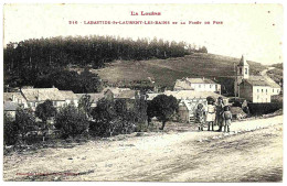 48 - B25555CPA - LABASTIDE  SAINT LAURENT LES BAINS - Et La Foret De Pins - Très Bon état - LOZERE - Autres & Non Classés