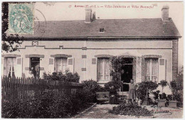 28 - B24403CPA - ARROU - Villa Jeannette Et Villa Bonnefoi - Parfait état - EURE-ET-LOIR - Autres & Non Classés
