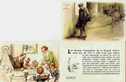 - F24055CPA - Illustrateur  POULBOT - Au Profit Des Chomeurs -Pochette  De 6 Cartes - Parfait état - THEMES - Poulbot, F.
