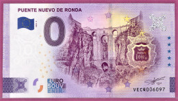0-Euro VECQ 02 2023  PUENTE NUEVO DE RONDA - Private Proofs / Unofficial