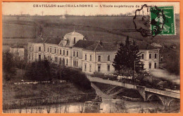 1 - B34360CPA - CHATILLON SUR CHALARONNE - L'école Supérieure De Filles - Très Bon état - AIN - Châtillon-sur-Chalaronne