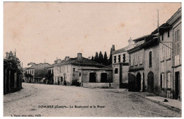 32 - B33623CPA - LOMBEZ - Le Boulevard Et La Poste - Très Bon état - GERS - Autres & Non Classés