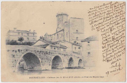 24 - B32449CPA - BOURDEILLES - Chateau Et Pont Du Moyen Age - Carte Pionniere - Très Bon état - DORDOGNE - Autres & Non Classés