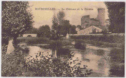 24 - B32446CPA - BOURDEILLES - Le Chateau Et La Dronne - Très Bon état - DORDOGNE - Autres & Non Classés