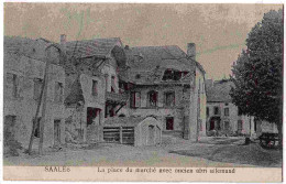 67 - B32413CPA - SAALES - Ancien Abri Allemand, Place Du Marche - Très Bon état - BAS-RHIN - Other & Unclassified