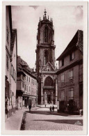 67 - B32417CPSM - SELESTAT - Rue Du Babel Et Eglise Saint Georges - Parfait état - BAS-RHIN - Selestat