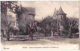 68 - B32376CPA - THANN - Chateau  Bindschedler, Bombardé Le 18 Janvier 1915 - Bon état - HAUT-RHIN - Thann