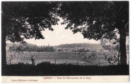 70 - B32283CPA - JUSSEY - Sous Les Marroniers De La Gare - Parfait état - HAUTE-SAONE - Otros & Sin Clasificación