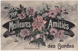 71 - B32177CPA - LES BORDES - Meilleurs Amitiés - Bon état - SAONE-ET-LOIRE - Sonstige & Ohne Zuordnung