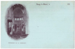 71 - B32204CPA - PARAY LE MONIAL - Interieur De La Basilique - Carte Pionniere - Parfait état - SAONE-ET-LOIRE - Paray Le Monial