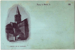 71 - B32203CPA - PARAY LE MONIAL - Chevet De La Basilique - Carte Pionniere - Très Bon état - SAONE-ET-LOIRE - Paray Le Monial