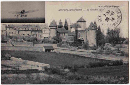 71 - B32116CPA - AUTUN - AUTUN AVIATION  23 Octobre 1910 - Bon état - SAONE-ET-LOIRE - Autun