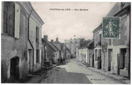 72 - B32022CPA - CHATEAU DU LOIR - Rue Berthier - Parfait état - SARTHE - Chateau Du Loir