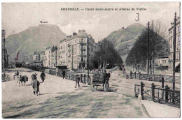 38 - B31959CPA - GRENOBLE - Cours Saint Andre Et Avenue De Vizille - Parfait état - ISERE - Grenoble