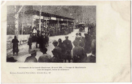 38 - B31956CPA - GRANDE CHARTREUSE - 1903 - Manifestants Sous Les Hangars, Centre De Ralliement - Carte Pionniere - Marq - Chartreuse