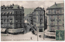 38 - B31958CPA - GRENOBLE - Place Lakanal Et Rue Condorcet - Très Bon état - ISERE - Grenoble