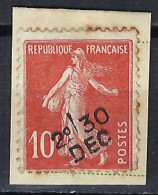 FRANCE Ca.1907:  Le Y&T 138 Avec Obl. Marque De Facteur Au Tampon - 1876-1898 Sage (Tipo II)