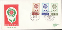 Europa CEPT 1964 Chypre - Cyprus - Zypern FDC1 Y&T N°232 à 234 - Michel N°240 à 242 - 1964