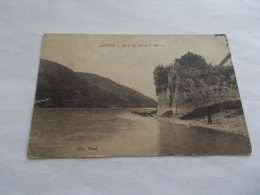 AMPUIS ( 69 Rhone ) LES BORDS DU RHONE ET MARCON  ANIMEES  1921 - Autres & Non Classés