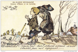 CPA 67 -68  - Militaria - Illustrateur -  EN ALSACE RECONQUISE - Autres & Non Classés