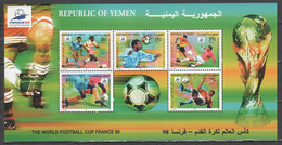 Yemen 1998 - Calcio - Francia 98 Bf           (g8542) - 1998 – Frankreich