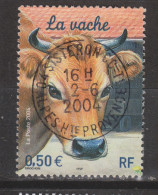 Yvert 3664 Cachet Rond Vache - Gebraucht