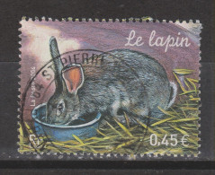 Yvert 3662 Cachet Rond Lapin - Gebruikt