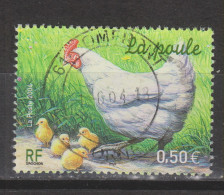 Yvert 3663 Cachet Rond Poule - Used Stamps