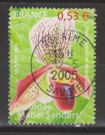 Yvert 3763 Cachet Rond Orchidée - Used Stamps