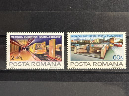 1982  MNH. Metroul București - Unused Stamps