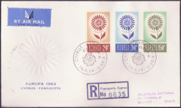 Chypre - Cyprus - Zypern FDC3 1964 Y&T N°232 à 234 - Michel N°240 à 242 - EUROPA - Briefe U. Dokumente