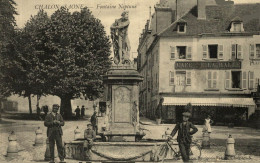 CHALON SUR SAONE FONTAINE NEPTUNE - Chalon Sur Saone