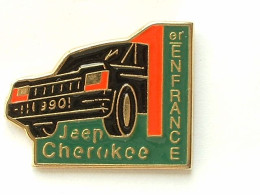 PIN'S JEEP CHEROKEE - 1990 1er EN FRANCE - Sonstige & Ohne Zuordnung