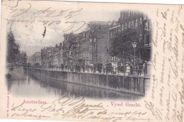 Amsterdam Vysel Gracht Levendig Tram Verkeer # 1907    2574 - Amsterdam